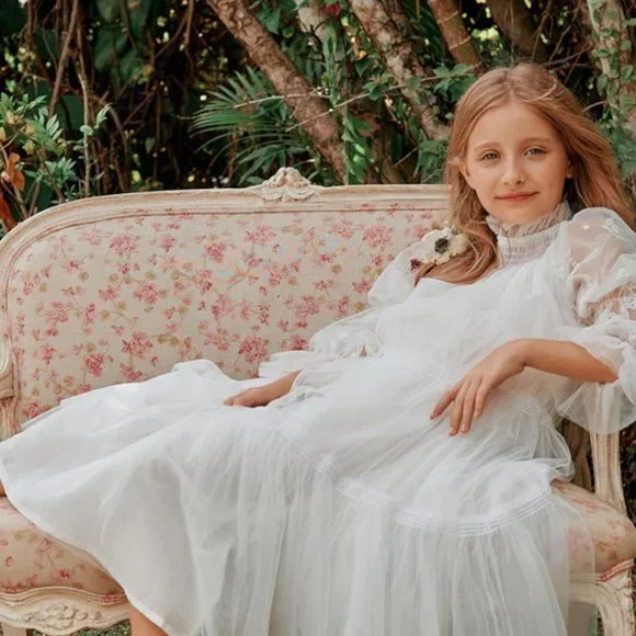 COPY - Nellystella Esther dress white size 10